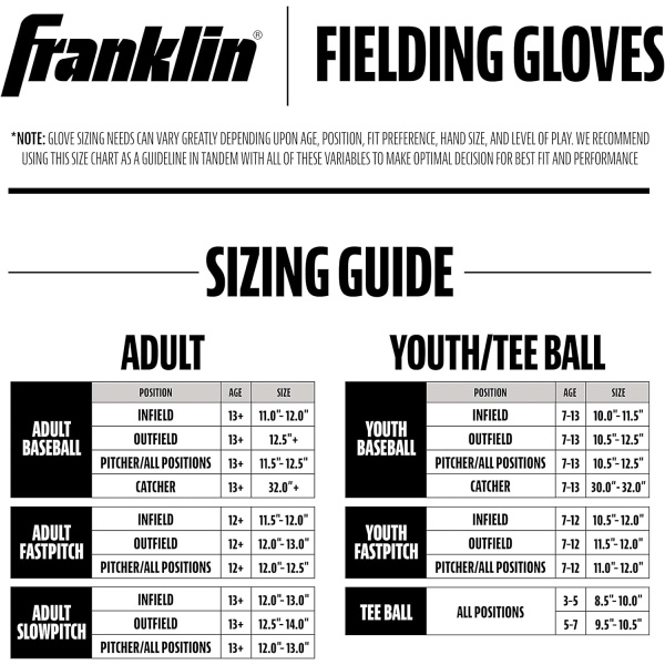 Franklin Sports Air Tech Adapt Series 8.5" Teeball Glove: Right Handed Thrower - Image 7