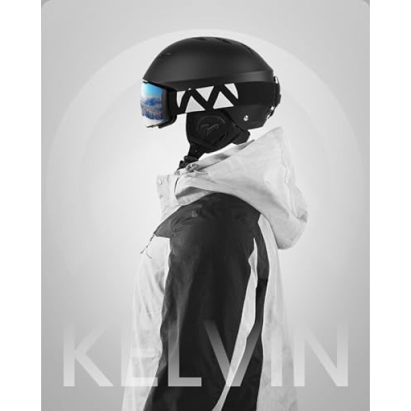 OutdoorMaster Kelvin Ski Helmet - Snowboard Helmet for Men, Women & Youth - Image 7
