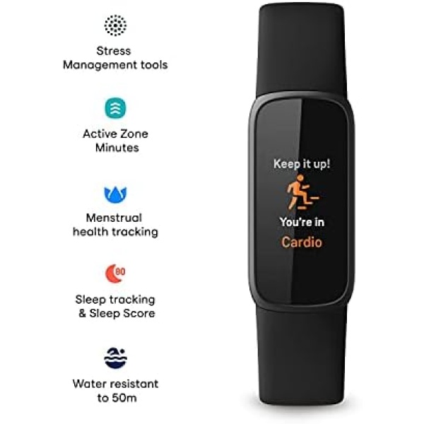 Fitbit Luxe Fitness and Wellness Tracker with Stress Management, Sleep Tracking - Image 2