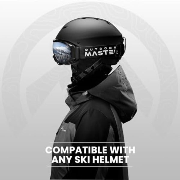 OutdoorMaster OTG Ski Goggles - Over Glasses Ski/Snowboard Goggles with anti-fog coated - Image 5