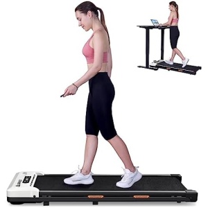 AIRHOT Walking Pad, 2 in 1 Under Desk Treadmill of Compact Space, 2.5HP Quiet