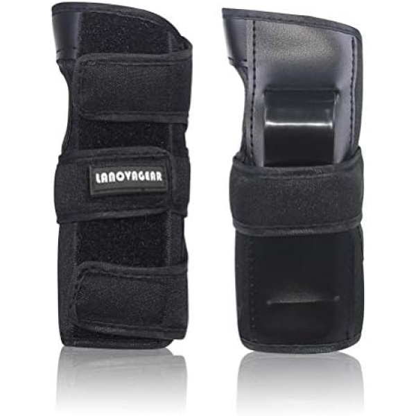 Kids Knee Elbow Pads with Wrist Guard Adjustable Protective Gear Set - Image 9
