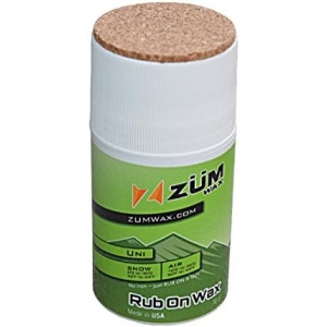 ZUMWax RUB ON Wax Ski/Snowboard - All Temperature Universal - 70 Gram