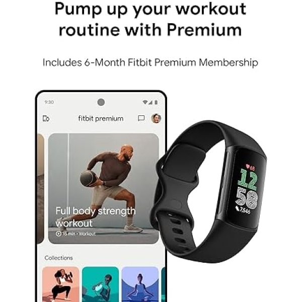 Fitbit Charge 6 Advanced Health and Fitness Tracker with Built-in GPS, Stress - Image 9