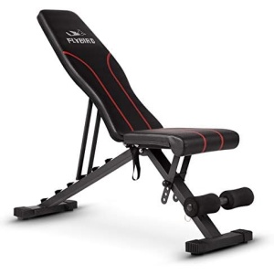 FLYBIRD Adjustable Weight Bench,Utility Workout Bench for Full Body Workout
