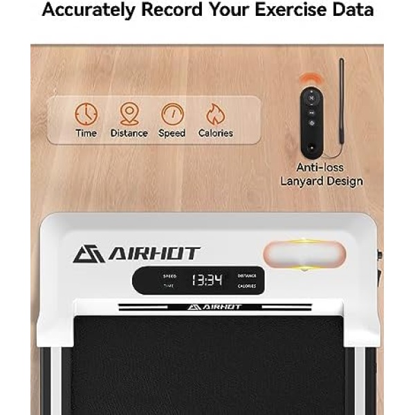 AIRHOT Walking Pad, 2 in 1 Under Desk Treadmill of Compact Space, 2.5HP Quiet - Image 3