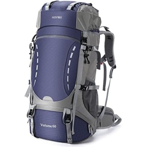 HOMIEE 50-60L Hiking Travel Camping Backpack for Outdoor, Waterproof Lightweight