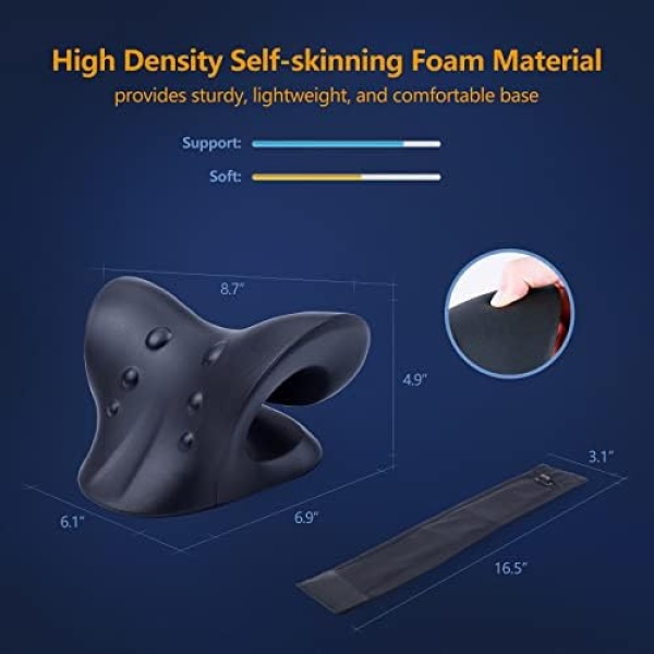 Cozyhealth Neck Stretcher for Neck Pain Relief, Heated Cervical Traction Device - Image 7
