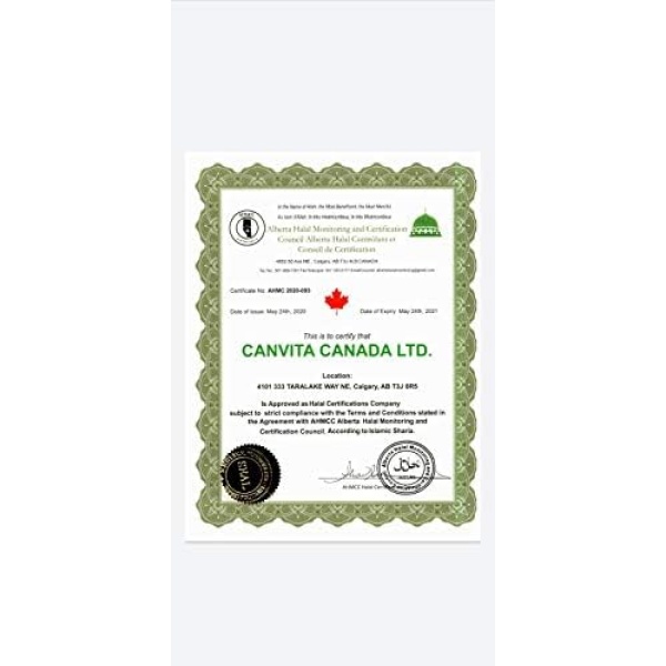 Canvita Halal Vitamin D 1000IU For Adults Halal Vegiterian - Image 8