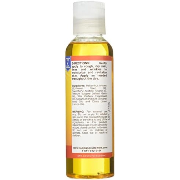 Sundance Vitamin E Oil Liquid, 4 Fluid Ounce - Image 3