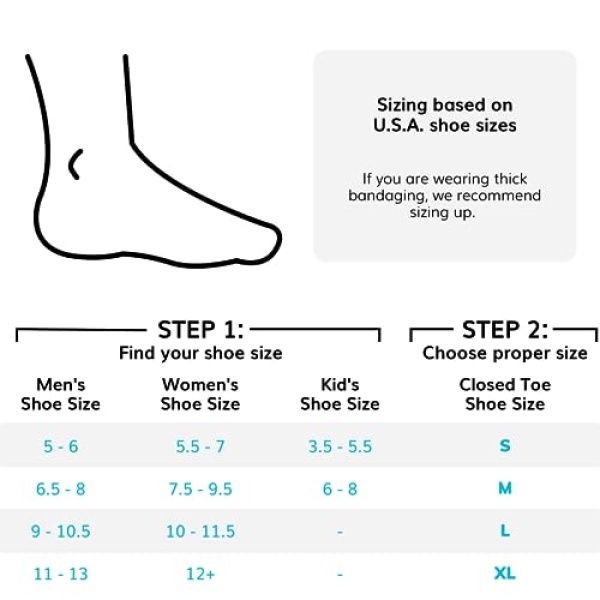 BraceAbility Closed Toe Medical Walking Shoe - Lightweight Broken Toe Cast Boot - Image 2