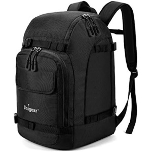 Unigear Ski Boot Bag, 50L Ski Boot Travel Backpack for Ski Helmet, Goggles