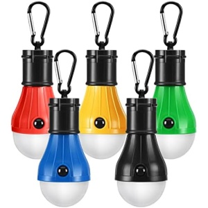PEMOTech Camping Light [5 Pack], 4 Lighting Modes LED Camping Lantern Bulbs