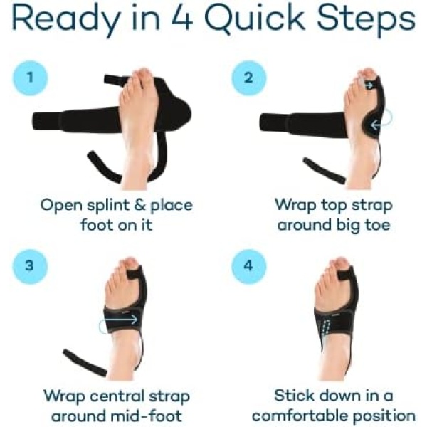 Caretras Bunion Corrector, Orthopedic Bunion Splint, Big Toe Separator Pain - Image 7