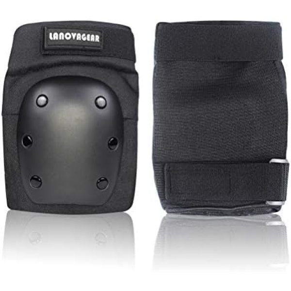 Kids Knee Elbow Pads with Wrist Guard Adjustable Protective Gear Set - Image 8