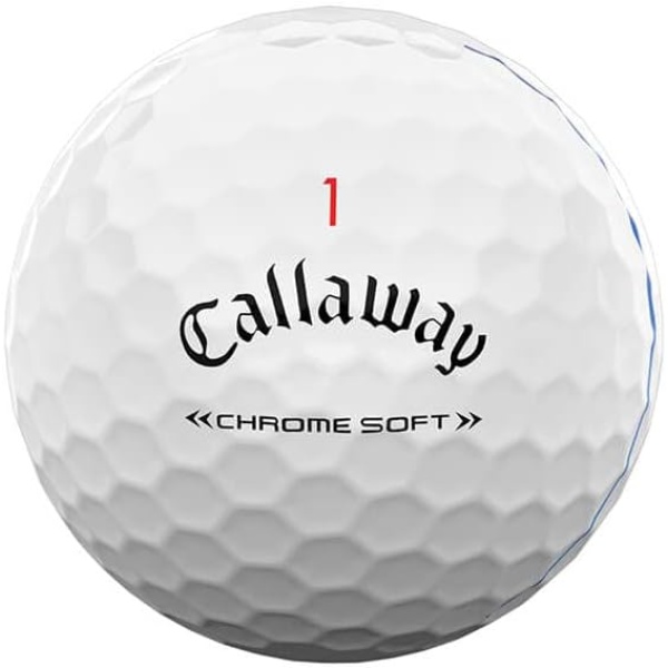 Callaway Golf 2022 Chrome Soft Golf Balls (True Track (Red/Blue) - Image 3