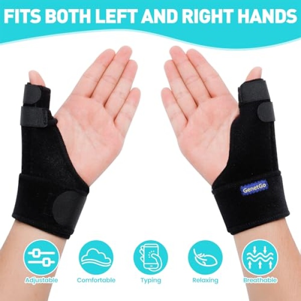 Trigger Thumb Splint - Thumb Spica Support Brace Stabilizer for Pain, Sprains - Image 4