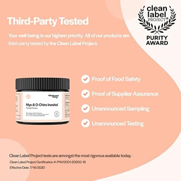 Canada Myo-Inositol & D-Chiro Inositol Powder | 90-Day Supply | 40:1 Ratio - Image 3