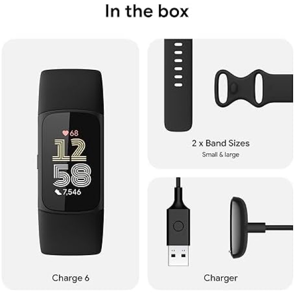 Fitbit Charge 6 Advanced Health and Fitness Tracker with Built-in GPS, Stress - Image 8