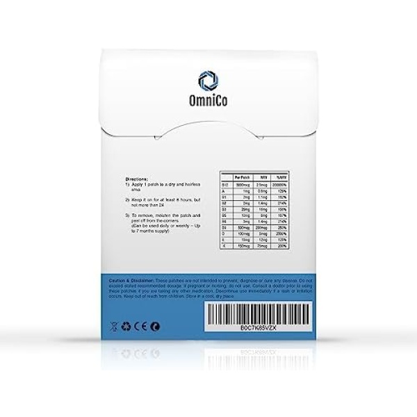 OmniCo - B12 Energy Patches – 30 Pack - Image 2