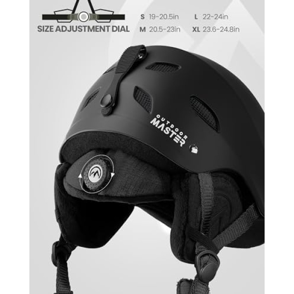 OutdoorMaster Kelvin Ski Helmet - Snowboard Helmet for Men, Women & Youth - Image 5