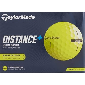 2021 TaylorMade Yellow Distance+ Golf Balls
