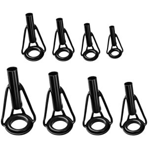 KINBOM 8pcs Rod Tip Repair Kit, Stainless Steel Rod Tip Repair Rod Tip Replacement Fishing