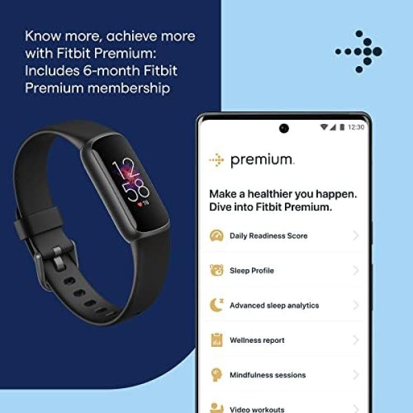 Fitbit Luxe Fitness and Wellness Tracker with Stress Management, Sleep Tracking - Image 3