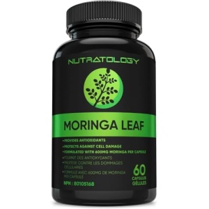 1200MG Organic Moringa Leaf Capsules -Provides Powerful Antioxidants