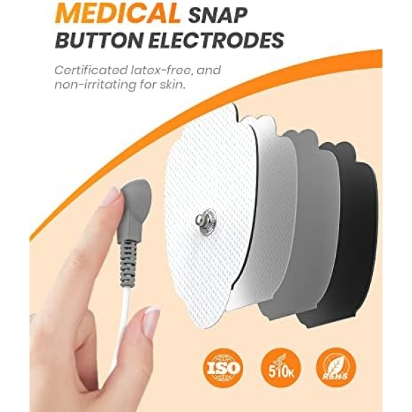 30 Modes TENS EMS Unit Compact Muscle Stimulator for Pain Relief - Image 6
