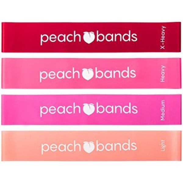 Peach Bands Resistance Bands Set - Exercise Workout Booty Bands