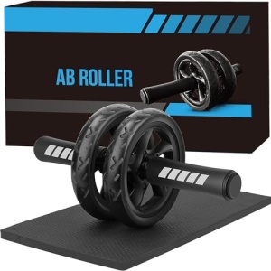 Ab Roller Wheel, Arespark Home Gym Equipment for Core Workout, No Noise