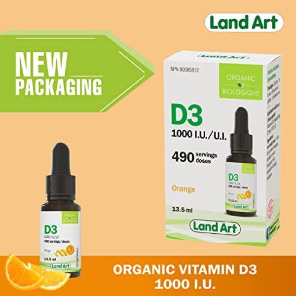 Certified Organic Vitamin D3 Drops - 490 servings - 1000 IU per drop - Image 6