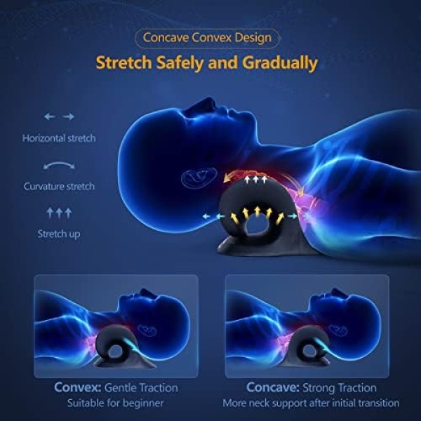 Cozyhealth Neck Stretcher for Neck Pain Relief, Heated Cervical Traction Device - Image 5