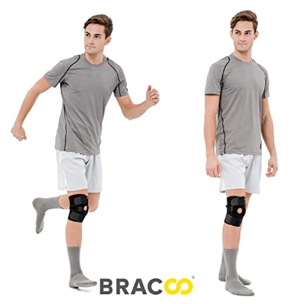 Bracoo Adjustable Compression Knee Patellar Pad Tendon Support Sleeve Brace - Image 4