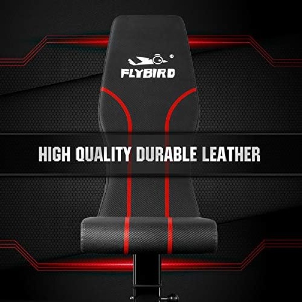 FLYBIRD Adjustable Weight Bench,Utility Workout Bench for Full Body Workout - Image 6