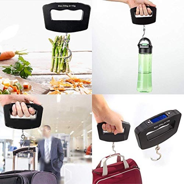 Briskyloom LCD Display Portable Bag Scales Hanging Hook Scale for Fishing Travel - Image 7