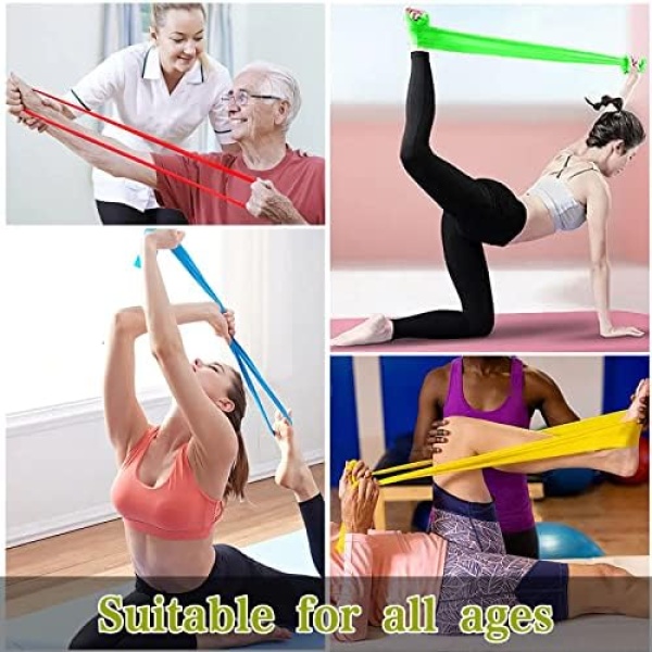 Kaimex Resistance Bands Exercise Bands Workout Bands Elastic Bands Stretch Bands - Image 6