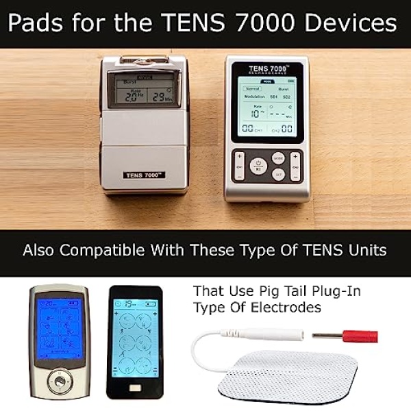 TENS 7000 Official TENS Unit Electrode Pads, 16 Pack - Premium Quality OTC TENS - Image 2