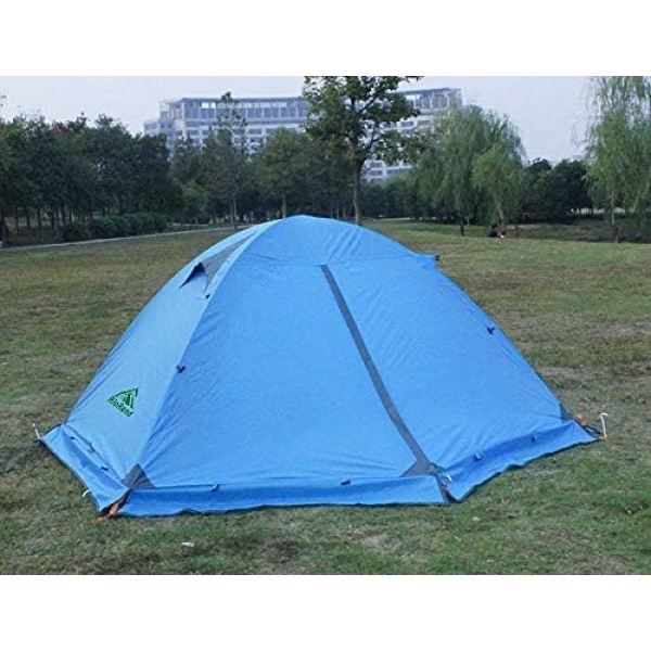 RioRand Double Layer 2 Person 4 Season Aluminum Rod Outdoor Camping Tent Topwind 2 Plus - Image 7