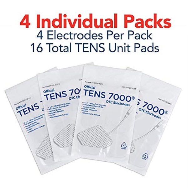 TENS 7000 Official TENS Unit Electrode Pads, 16 Pack - Premium Quality OTC TENS - Image 3