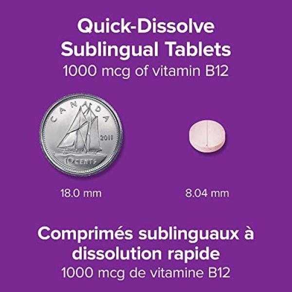 Webber Naturals Vitamin B12 1000 mcg, Quick Dissolve, 150 Tablets - Image 5