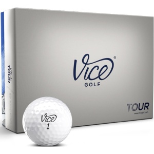 Vice Tour Golf Balls, White (One Dozen)