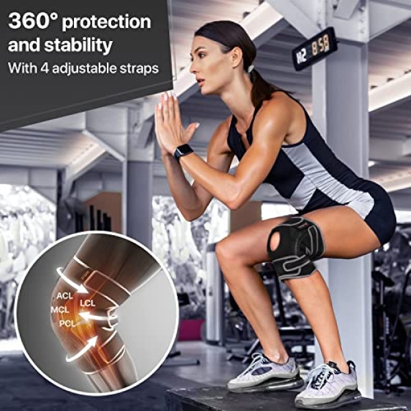 DR. BRACE ELITE Knee Brace with Side Stabilizers & Patella Gel Pads for Maximum - Image 5