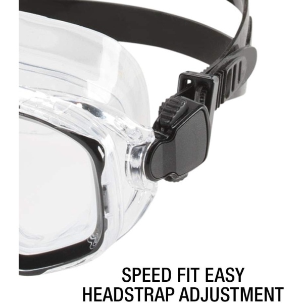 Speedo Unisex-Adult Swim Snorkel Dive Mask Anti-Fog with Nose Cover Adventure - Image 3