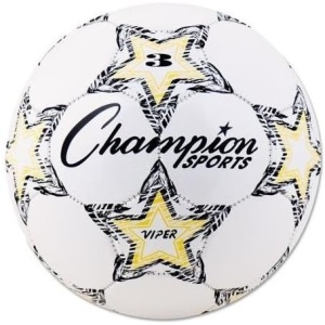 Champion Sports Viper Soccer Ball - Synthetic Leather – Youth, Kids, Adult