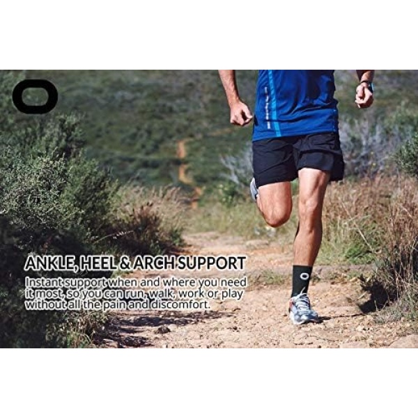 Ankle Brace Compression Support Sleeve (1 Pair) - BEST Ankle Compression Socks - Image 3