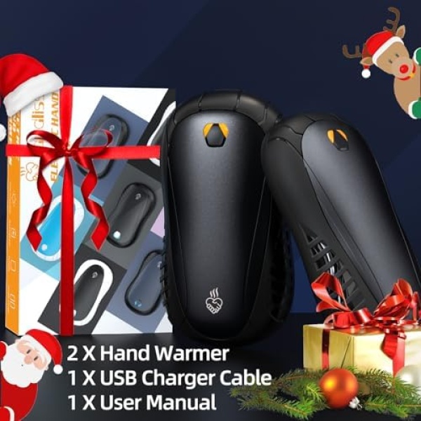 2Pack Hand Warmers Rechargeable 5200mAh 2023 Upgraded, FANDLISS Electric - Image 9