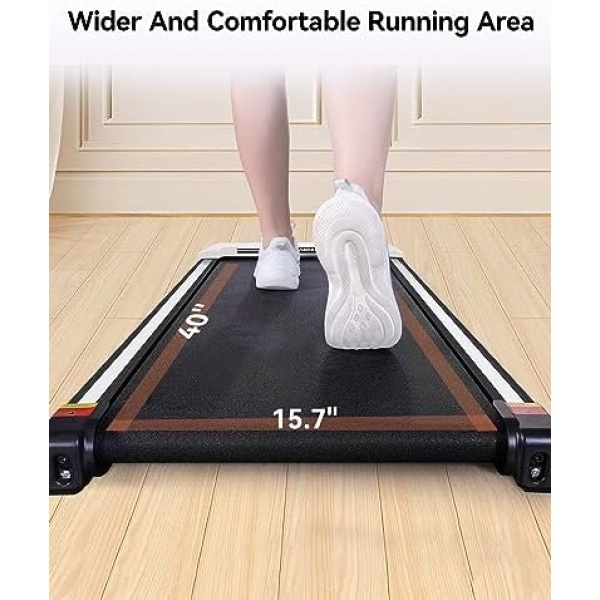 AIRHOT Walking Pad, 2 in 1 Under Desk Treadmill of Compact Space, 2.5HP Quiet - Image 5