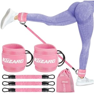 Ankle Resistance Bands with Cuffs, Ankle Bands for Working Out, Ankle Resistance